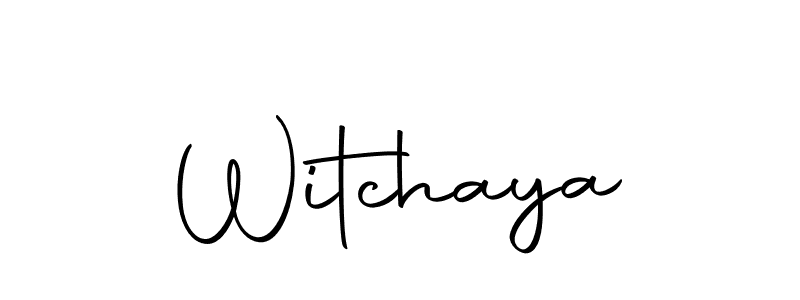 Make a beautiful signature design for name Witchaya. With this signature (Autography-DOLnW) style, you can create a handwritten signature for free. Witchaya signature style 10 images and pictures png