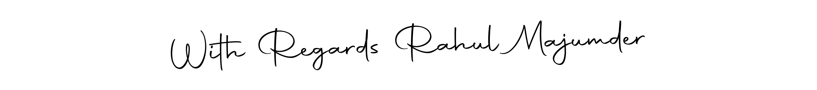 Check out images of Autograph of With Regards Rahul Majumder name. Actor With Regards Rahul Majumder Signature Style. Autography-DOLnW is a professional sign style online. With Regards Rahul Majumder signature style 10 images and pictures png