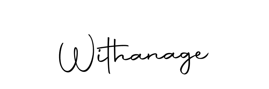 Create a beautiful signature design for name Withanage. With this signature (Autography-DOLnW) fonts, you can make a handwritten signature for free. Withanage signature style 10 images and pictures png