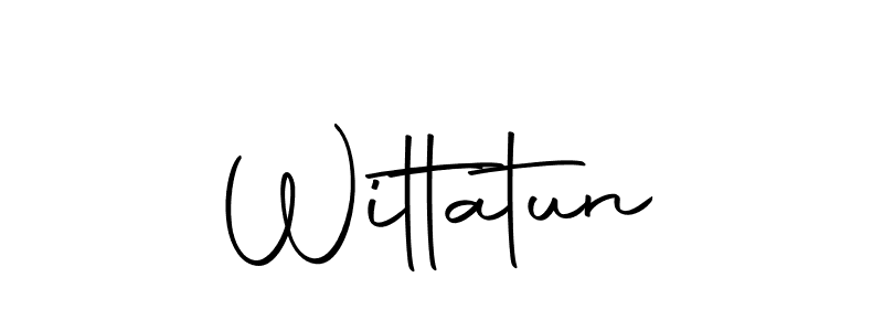 Here are the top 10 professional signature styles for the name Wittatun. These are the best autograph styles you can use for your name. Wittatun signature style 10 images and pictures png