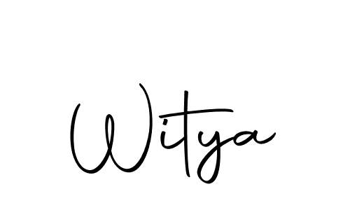 How to make Witya name signature. Use Autography-DOLnW style for creating short signs online. This is the latest handwritten sign. Witya signature style 10 images and pictures png