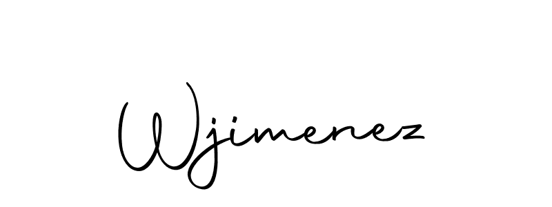 Make a beautiful signature design for name Wjimenez. Use this online signature maker to create a handwritten signature for free. Wjimenez signature style 10 images and pictures png