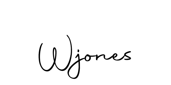 Make a beautiful signature design for name Wjones. Use this online signature maker to create a handwritten signature for free. Wjones signature style 10 images and pictures png