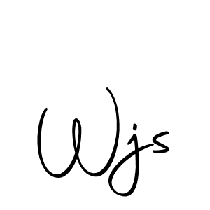 Design your own signature with our free online signature maker. With this signature software, you can create a handwritten (Autography-DOLnW) signature for name Wjs. Wjs signature style 10 images and pictures png
