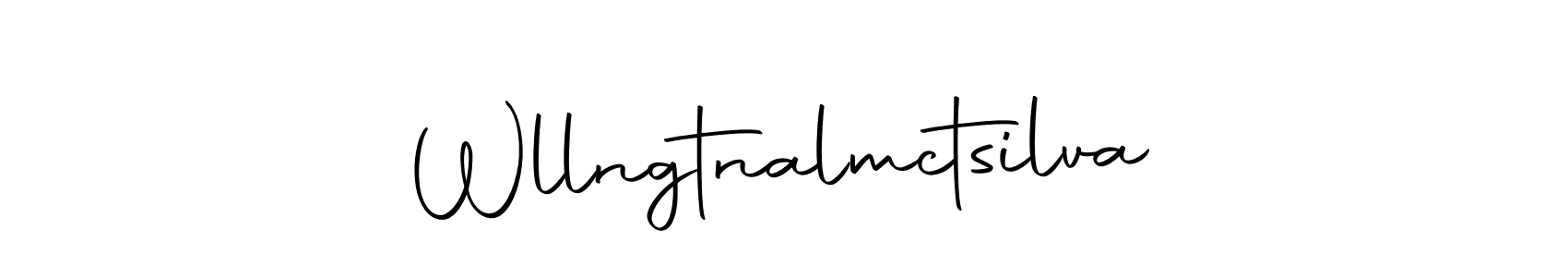 How to make Wllngtnalmctsilva signature? Autography-DOLnW is a professional autograph style. Create handwritten signature for Wllngtnalmctsilva name. Wllngtnalmctsilva signature style 10 images and pictures png