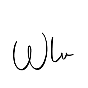 Create a beautiful signature design for name Wlv. With this signature (Autography-DOLnW) fonts, you can make a handwritten signature for free. Wlv signature style 10 images and pictures png