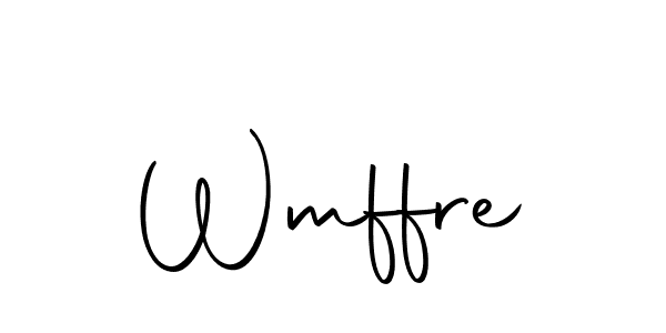 Similarly Autography-DOLnW is the best handwritten signature design. Signature creator online .You can use it as an online autograph creator for name Wmffre. Wmffre signature style 10 images and pictures png