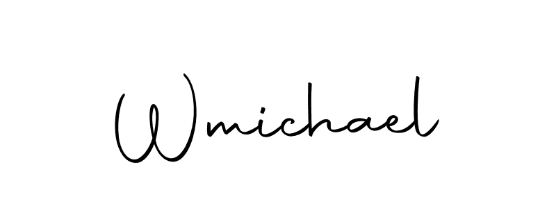 How to make Wmichael signature? Autography-DOLnW is a professional autograph style. Create handwritten signature for Wmichael name. Wmichael signature style 10 images and pictures png