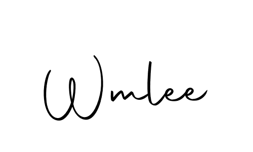 Create a beautiful signature design for name Wmlee. With this signature (Autography-DOLnW) fonts, you can make a handwritten signature for free. Wmlee signature style 10 images and pictures png