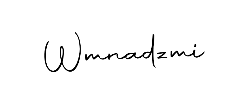Also You can easily find your signature by using the search form. We will create Wmnadzmi name handwritten signature images for you free of cost using Autography-DOLnW sign style. Wmnadzmi signature style 10 images and pictures png