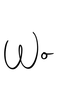 Create a beautiful signature design for name Wo. With this signature (Autography-DOLnW) fonts, you can make a handwritten signature for free. Wo signature style 10 images and pictures png