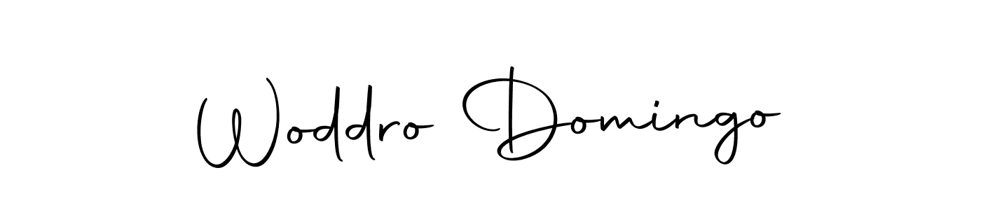 Make a beautiful signature design for name Woddro Domingo. Use this online signature maker to create a handwritten signature for free. Woddro Domingo signature style 10 images and pictures png