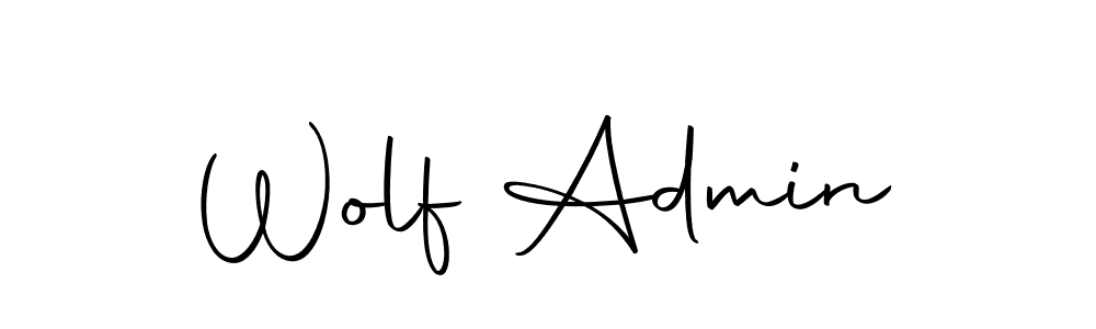 This is the best signature style for the Wolf Admin name. Also you like these signature font (Autography-DOLnW). Mix name signature. Wolf Admin signature style 10 images and pictures png