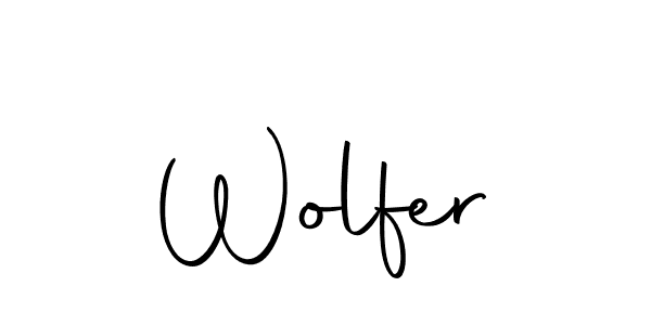 Wolfer stylish signature style. Best Handwritten Sign (Autography-DOLnW) for my name. Handwritten Signature Collection Ideas for my name Wolfer. Wolfer signature style 10 images and pictures png