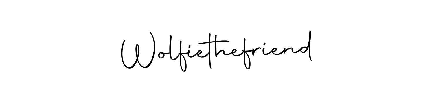 You can use this online signature creator to create a handwritten signature for the name Wolfiethefriend. This is the best online autograph maker. Wolfiethefriend signature style 10 images and pictures png