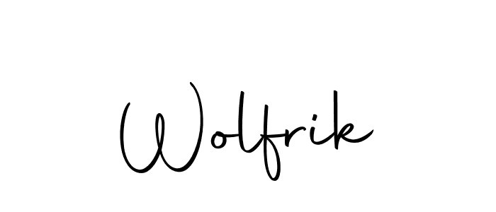 The best way (Autography-DOLnW) to make a short signature is to pick only two or three words in your name. The name Wolfrik include a total of six letters. For converting this name. Wolfrik signature style 10 images and pictures png
