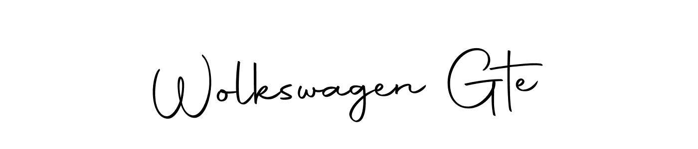Create a beautiful signature design for name Wolkswagen Gte. With this signature (Autography-DOLnW) fonts, you can make a handwritten signature for free. Wolkswagen Gte signature style 10 images and pictures png