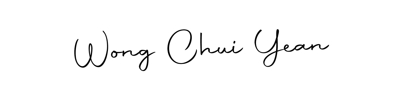 Wong Chui Yean stylish signature style. Best Handwritten Sign (Autography-DOLnW) for my name. Handwritten Signature Collection Ideas for my name Wong Chui Yean. Wong Chui Yean signature style 10 images and pictures png