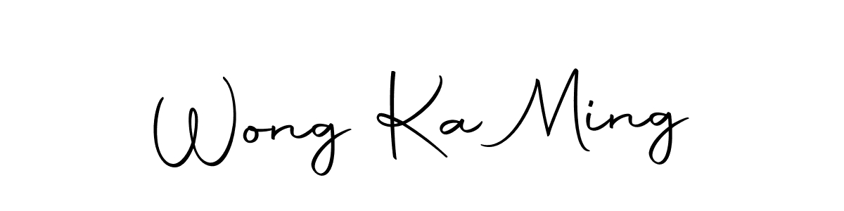 Design your own signature with our free online signature maker. With this signature software, you can create a handwritten (Autography-DOLnW) signature for name Wong Ka Ming. Wong Ka Ming signature style 10 images and pictures png