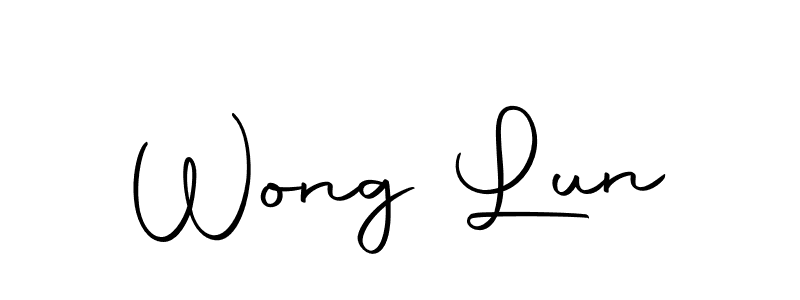 You should practise on your own different ways (Autography-DOLnW) to write your name (Wong Lun) in signature. don't let someone else do it for you. Wong Lun signature style 10 images and pictures png