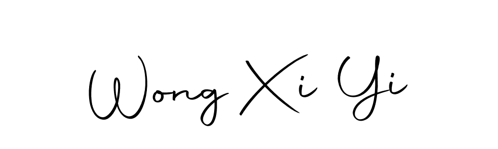 You should practise on your own different ways (Autography-DOLnW) to write your name (Wong Xi Yi) in signature. don't let someone else do it for you. Wong Xi Yi signature style 10 images and pictures png