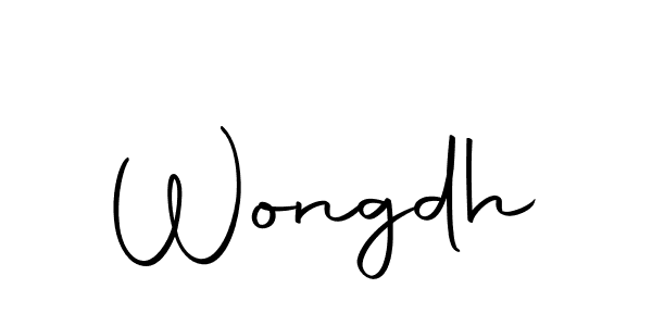 The best way (Autography-DOLnW) to make a short signature is to pick only two or three words in your name. The name Wongdh include a total of six letters. For converting this name. Wongdh signature style 10 images and pictures png