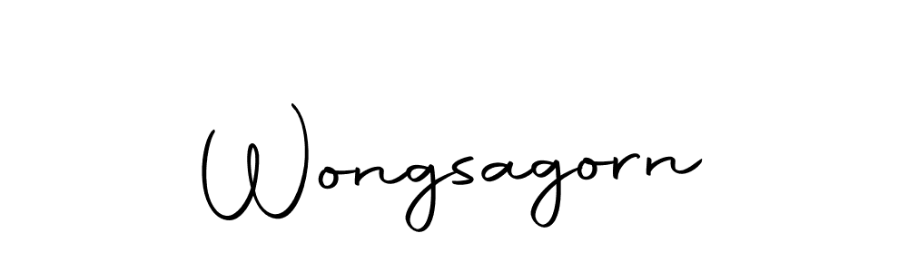 Create a beautiful signature design for name Wongsagorn. With this signature (Autography-DOLnW) fonts, you can make a handwritten signature for free. Wongsagorn signature style 10 images and pictures png