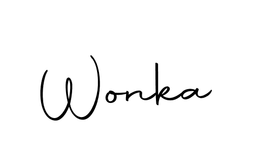 You should practise on your own different ways (Autography-DOLnW) to write your name (Wonka) in signature. don't let someone else do it for you. Wonka signature style 10 images and pictures png