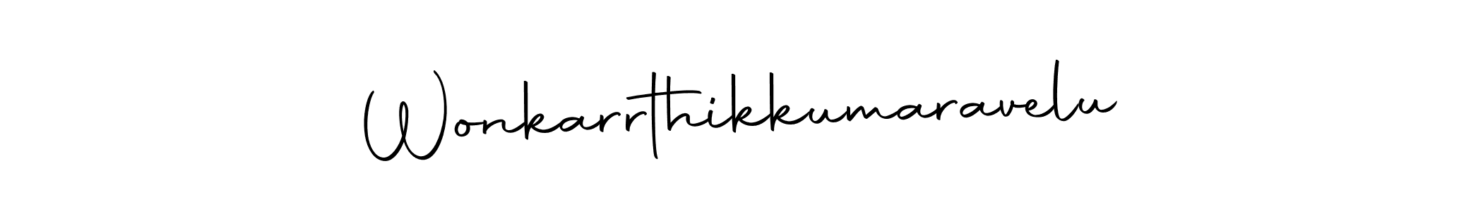 Use a signature maker to create a handwritten signature online. With this signature software, you can design (Autography-DOLnW) your own signature for name Wonkarrthikkumaravelu. Wonkarrthikkumaravelu signature style 10 images and pictures png