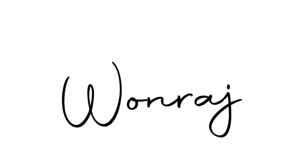Also we have Wonraj name is the best signature style. Create professional handwritten signature collection using Autography-DOLnW autograph style. Wonraj signature style 10 images and pictures png