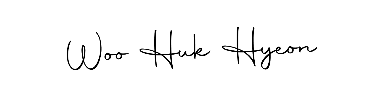 Make a beautiful signature design for name Woo Huk Hyeon. Use this online signature maker to create a handwritten signature for free. Woo Huk Hyeon signature style 10 images and pictures png