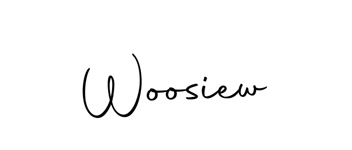 Create a beautiful signature design for name Woosiew. With this signature (Autography-DOLnW) fonts, you can make a handwritten signature for free. Woosiew signature style 10 images and pictures png