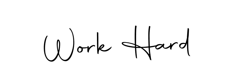 Once you've used our free online signature maker to create your best signature Autography-DOLnW style, it's time to enjoy all of the benefits that Work Hard name signing documents. Work Hard signature style 10 images and pictures png