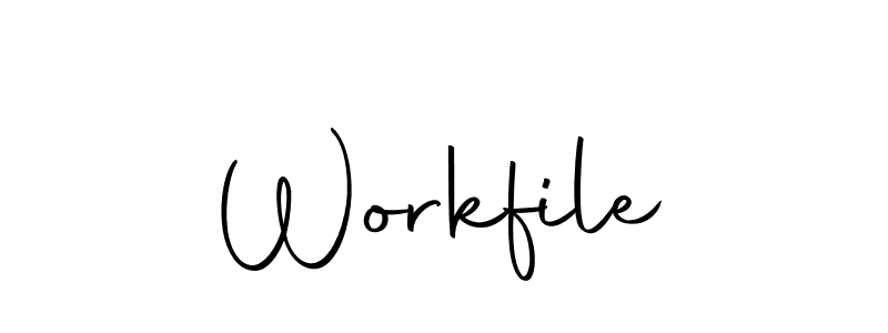 Use a signature maker to create a handwritten signature online. With this signature software, you can design (Autography-DOLnW) your own signature for name Workfile. Workfile signature style 10 images and pictures png