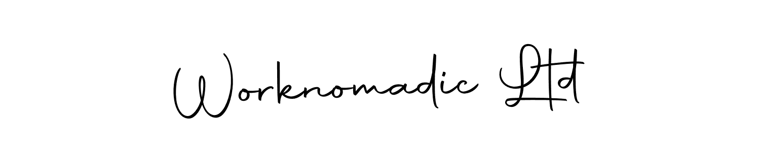 You should practise on your own different ways (Autography-DOLnW) to write your name (Worknomadic Ltd) in signature. don't let someone else do it for you. Worknomadic Ltd signature style 10 images and pictures png