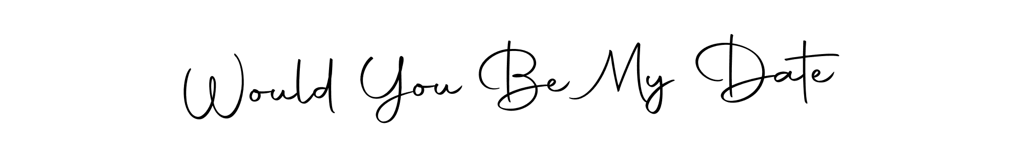 Make a beautiful signature design for name Would You Be My Date. Use this online signature maker to create a handwritten signature for free. Would You Be My Date signature style 10 images and pictures png