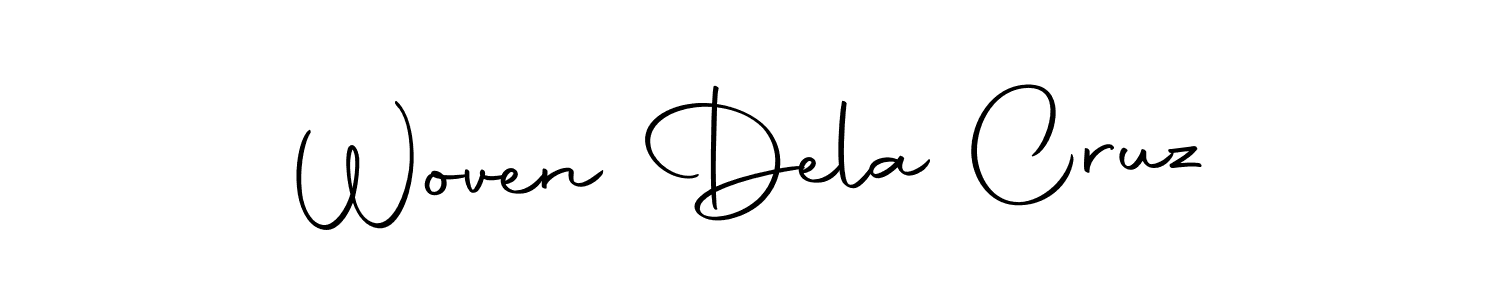 Make a short Woven Dela Cruz signature style. Manage your documents anywhere anytime using Autography-DOLnW. Create and add eSignatures, submit forms, share and send files easily. Woven Dela Cruz signature style 10 images and pictures png