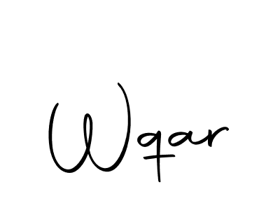 How to make Wqar signature? Autography-DOLnW is a professional autograph style. Create handwritten signature for Wqar name. Wqar signature style 10 images and pictures png