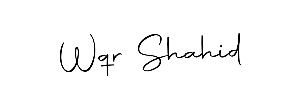 You can use this online signature creator to create a handwritten signature for the name Wqr Shahid. This is the best online autograph maker. Wqr Shahid signature style 10 images and pictures png