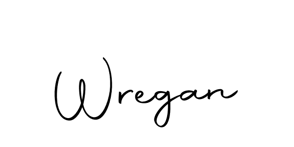 Wregan stylish signature style. Best Handwritten Sign (Autography-DOLnW) for my name. Handwritten Signature Collection Ideas for my name Wregan. Wregan signature style 10 images and pictures png