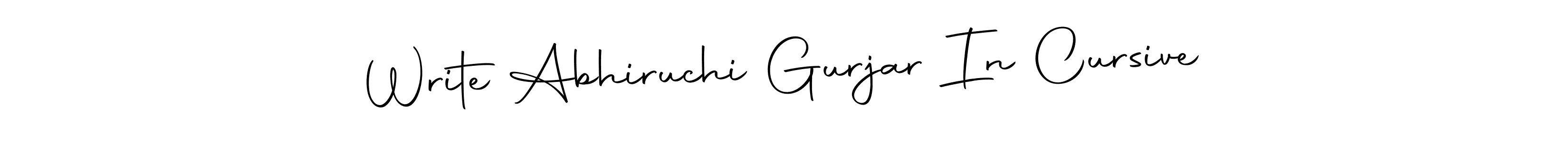 It looks lik you need a new signature style for name Write Abhiruchi Gurjar In Cursive. Design unique handwritten (Autography-DOLnW) signature with our free signature maker in just a few clicks. Write Abhiruchi Gurjar In Cursive signature style 10 images and pictures png