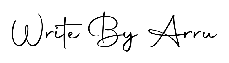 The Autography-DOLnW lettering style adds unique flourish to name Write By Arru. Stand out with a custom digital autograph made in seconds. Write By Arru signature style 10 images and pictures png