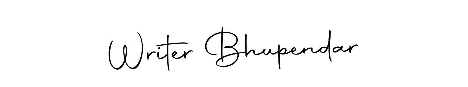 Make a beautiful signature design for name Writer Bhupendar. Use this online signature maker to create a handwritten signature for free. Writer Bhupendar signature style 10 images and pictures png