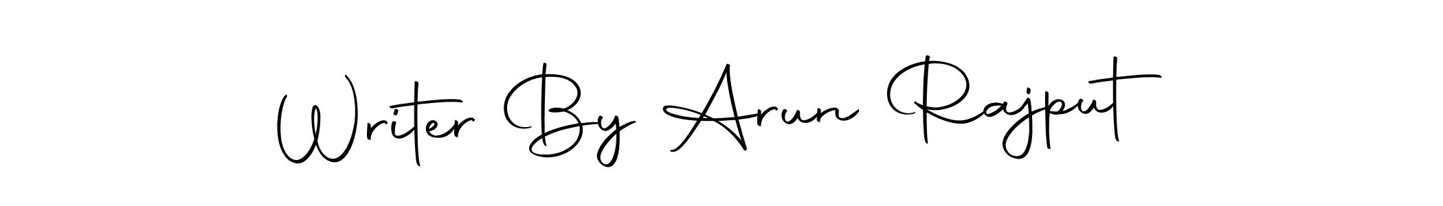 if you are searching for the best signature style for your name Writer By Arun Rajput. so please give up your signature search. here we have designed multiple signature styles  using Autography-DOLnW. Writer By Arun Rajput signature style 10 images and pictures png