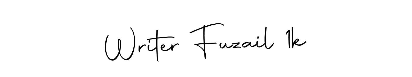 Writer Fuzail 1k stylish signature style. Best Handwritten Sign (Autography-DOLnW) for my name. Handwritten Signature Collection Ideas for my name Writer Fuzail 1k. Writer Fuzail 1k signature style 10 images and pictures png