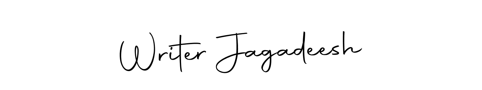 Autography-DOLnW is a professional signature style that is perfect for those who want to add a touch of class to their signature. It is also a great choice for those who want to make their signature more unique. Get Writer Jagadeesh name to fancy signature for free. Writer Jagadeesh signature style 10 images and pictures png