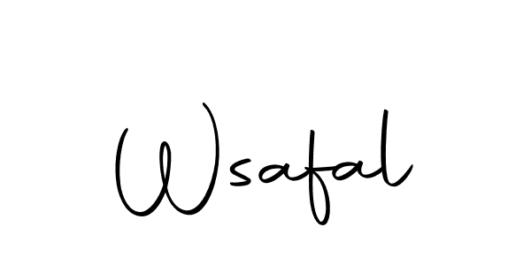 The best way (Autography-DOLnW) to make a short signature is to pick only two or three words in your name. The name Wsafal include a total of six letters. For converting this name. Wsafal signature style 10 images and pictures png