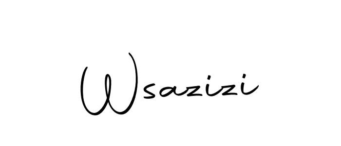 How to make Wsazizi signature? Autography-DOLnW is a professional autograph style. Create handwritten signature for Wsazizi name. Wsazizi signature style 10 images and pictures png