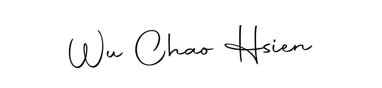 This is the best signature style for the Wu Chao Hsien name. Also you like these signature font (Autography-DOLnW). Mix name signature. Wu Chao Hsien signature style 10 images and pictures png