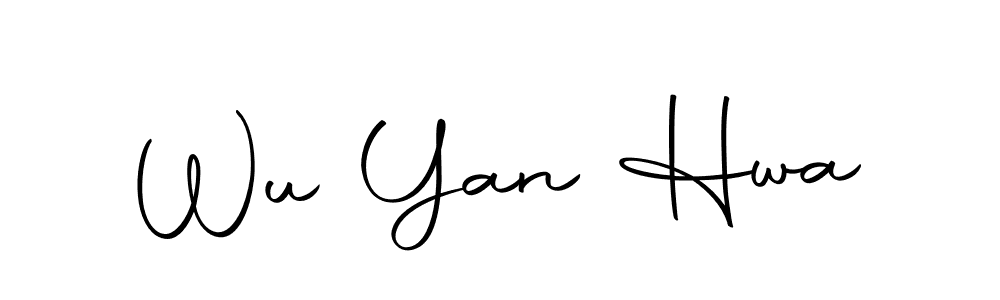 Design your own signature with our free online signature maker. With this signature software, you can create a handwritten (Autography-DOLnW) signature for name Wu Yan Hwa. Wu Yan Hwa signature style 10 images and pictures png